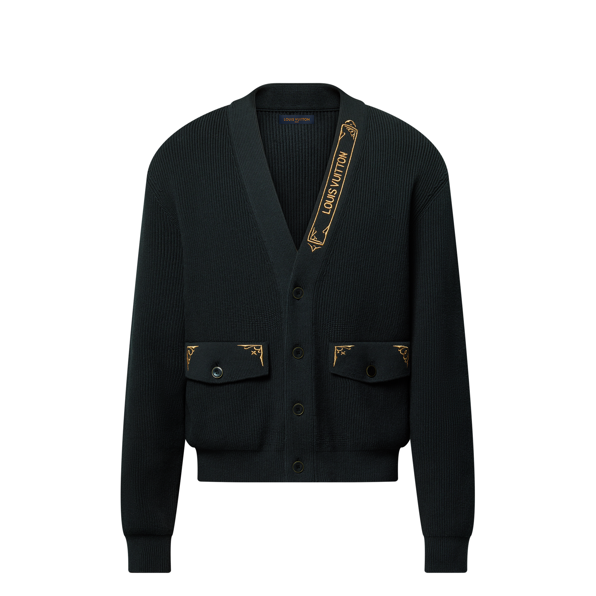 Embroidered Signature Cardigan - Men - Ready-to-Wear | LOUIS
